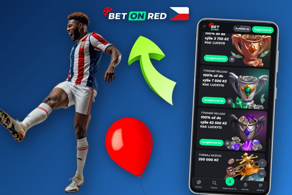 Mobilní aktivace promo kódu VIPRED v Betonred Casino přímo v prohlížeči chytrého telefonu