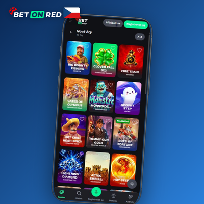 Více než 3 000 kasinových her dostupných v Betonred Casino mobilní aplikaci