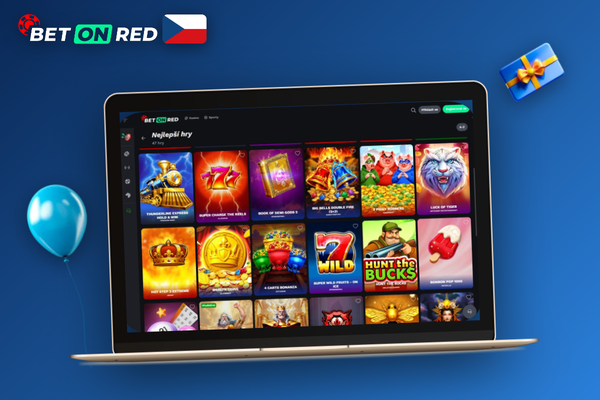 Rozhraní pokladny Betonred Casino s minimálním vkladem a výběrem platební metody